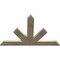 Ekena Millwork Saratoga Rough Sawn Timber Gable Bracket, Douglas Fir, 60"W x 40"H x 2"D x 6"F, 16/12 Pitch GBW060X40X0206SAR00RDF - alternate 3